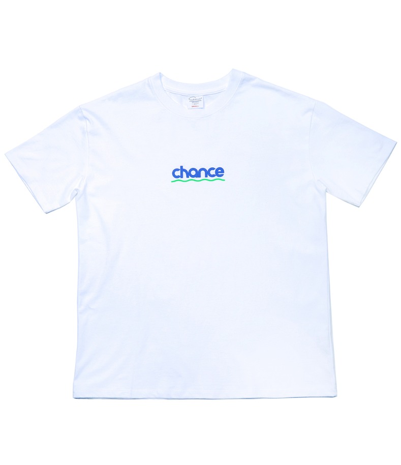 CHANCE WAVE T-SHIRT(WHITE)