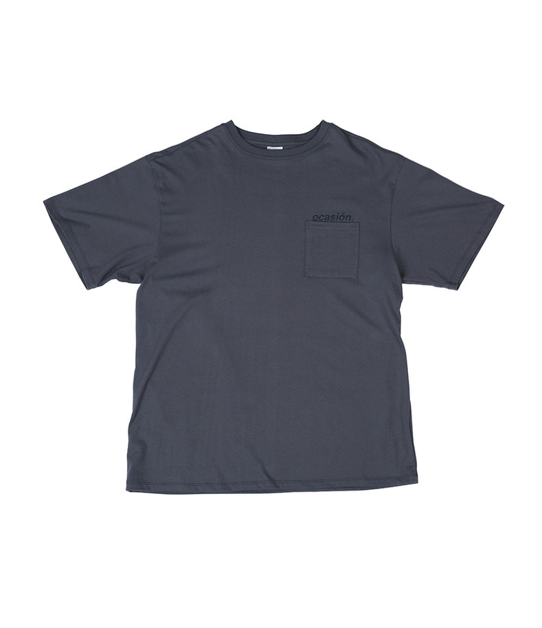 Ocasión Pocket T-Shirt(Charcoal)