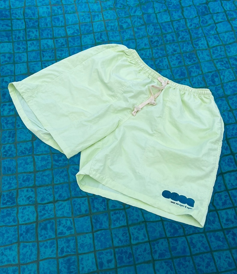 CCCC EMBROIDERED NYLON SHORTS(NEON)